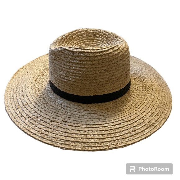 NWT Hat Attack “All Day Continental” Sunhat in Natural Black-One size fits most - Picture 3 of 6